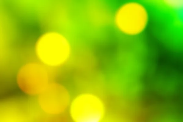 Streszczenie tło bokeh żółty i zielony — Zdjęcie stockowe