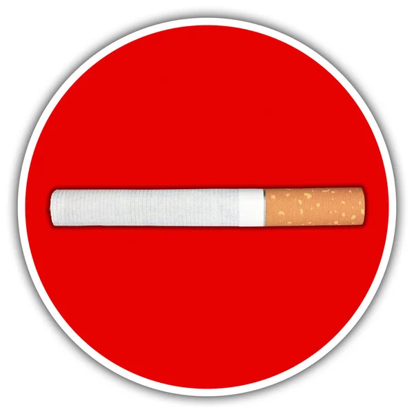 タバコの交通標識 — ストック写真