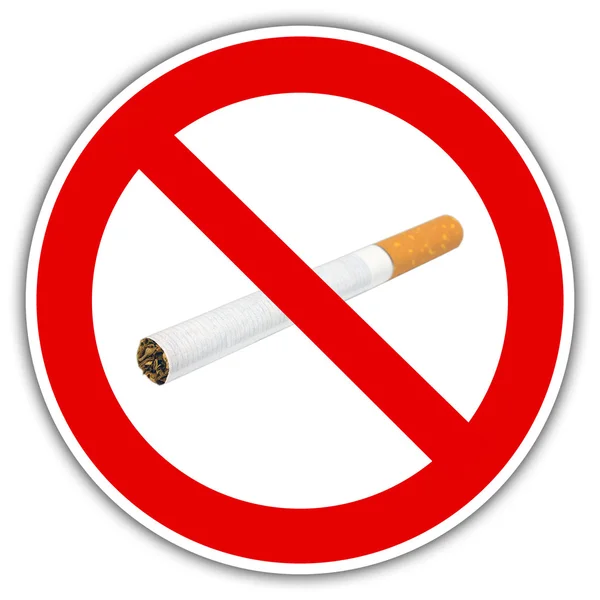 Τσιγάρο κυκλοφορίας σύμβολο — Φωτογραφία Αρχείου