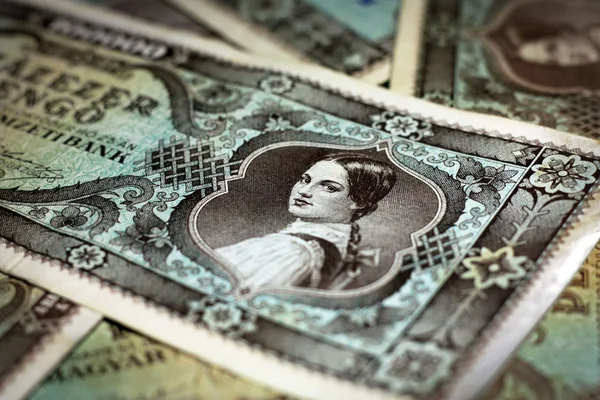Staré maďarské lakh pengo peníze — Stock fotografie