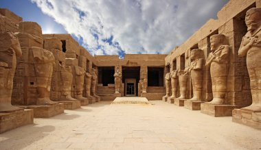 Anscient Tapınağı Karnak Luxor - yıkık Thebes Mısır