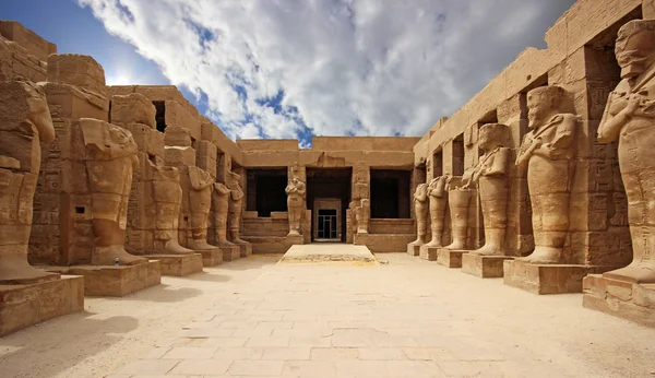 Anscient Tapınağı Karnak Luxor - yıkık Thebes Mısır — Stok fotoğraf