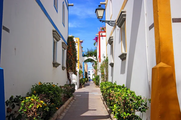 Puerto de Mogan, uma bela cidade em Gran Canaria. Espanha — Fotografia de Stock