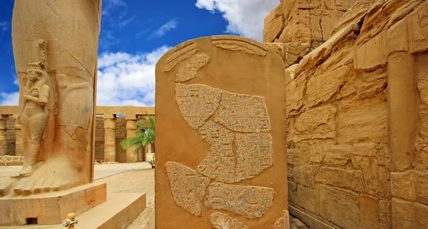 Anscient Karnak templom Luxor - romos Théba Egyiptom — Stock Fotó