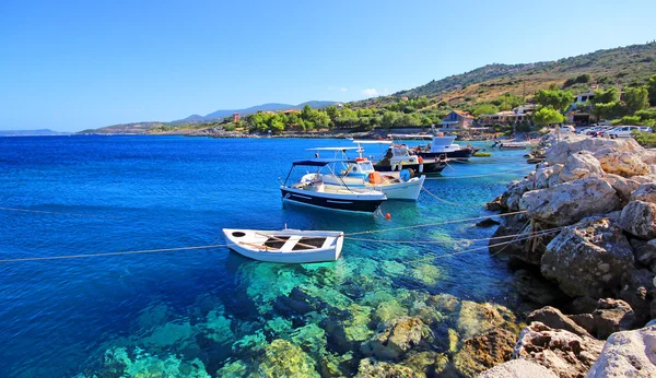 Barche Pesca Isola Zante Grecia — Foto Stock
