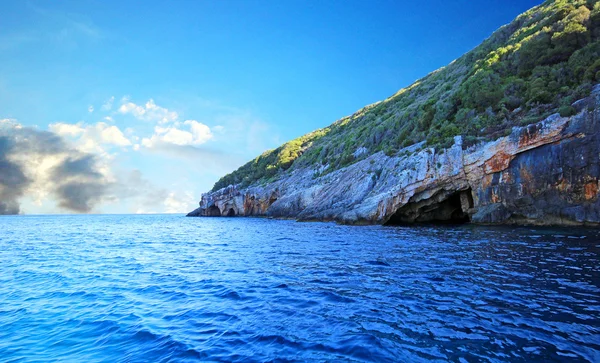 Costa Isla Zakynthos Grecia — Foto de Stock