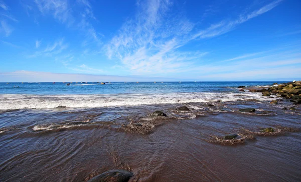 Linha costeira de Gran Canaria, Espanha — Fotografia de Stock