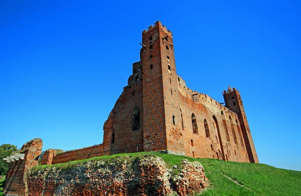 Medieval Teutonic Ordem castelo ruínas em Radzyn Chelminski — Fotografia de Stock