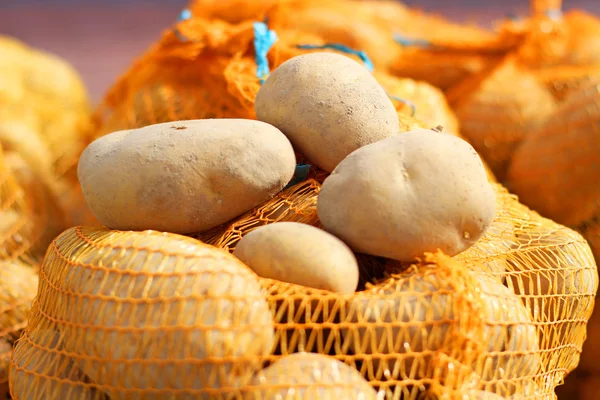 Pommes de terre en sacs — Photo