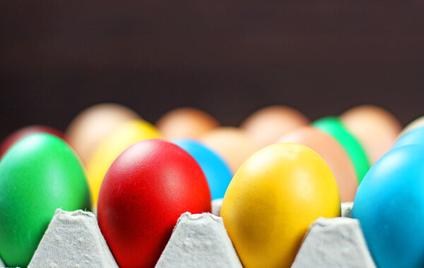 Colored eggs