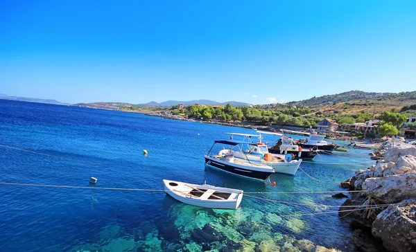 Yates en la isla de Zakynthos. Países Bajos  . — Foto de Stock