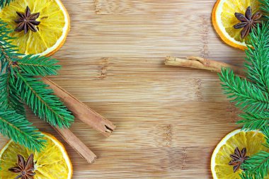 Noel dekoratif çerçeveler.