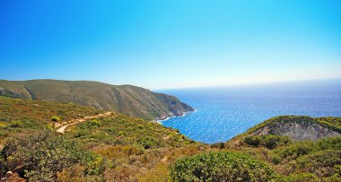 Turquise su Bay adada Zakynthos, Yunanistan