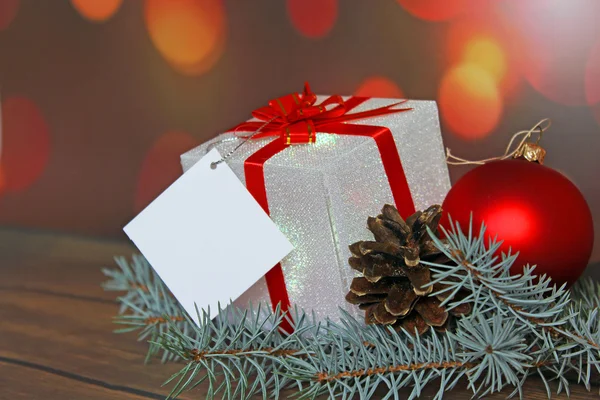 Cadeau et décoration de Noël — Photo