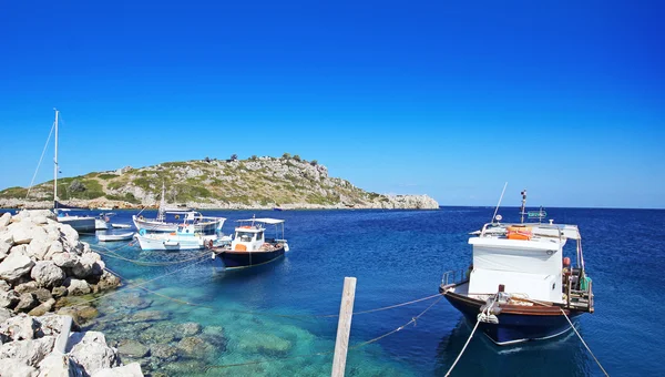 Rybářský člun. Zakynthos, Řecko — Stock fotografie