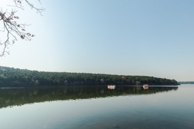 Jilin moon göl manzarası