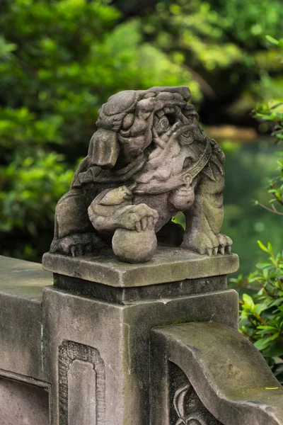 Temple of marquis stone bridge head — Stock Photo, Image