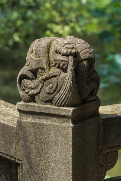 Храм маркіза кам'яного мосту голова — стокове фото
