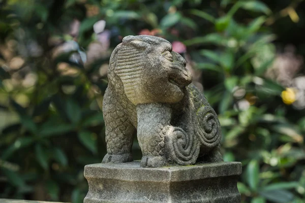 Temple of marquis stone bridge head — Stock Photo, Image