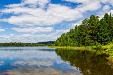 Sibirya 'nın orman gölleri. Tagasuk Gölü, Rusya