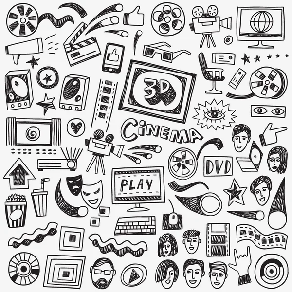 Jogos de computador - conjunto de doodles imagem vetorial de topform©  61494765