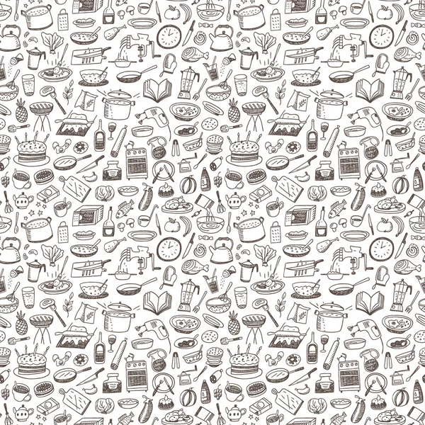 Cookery seamless background — Stock Illustration Cookery seamless background Royalty Free Stock Illustrations