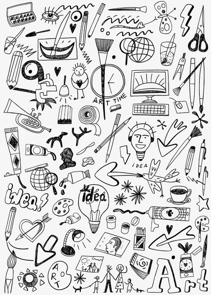 Jogos de computador - conjunto de doodles imagem vetorial de topform©  61494765