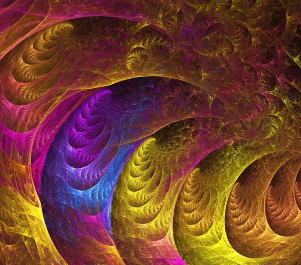 Fond fractal abstrait, spirale — Photo