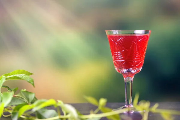 Homemade compote. Refreshing chilled summer fruit drink — Stock Photo, Image