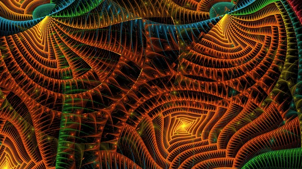 Abstract fractal background, labyrinth — Stock Photo, Image