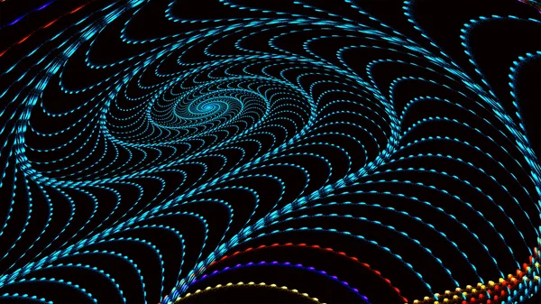 Fond fractal abstrait, spirale — Photo