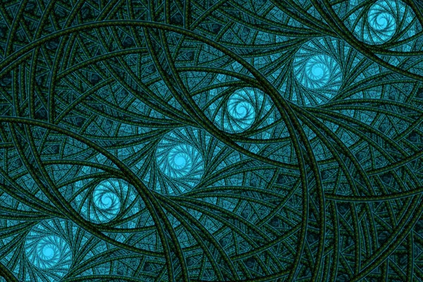 Абстрактный фрактальный фон, спираль — стоковое фото