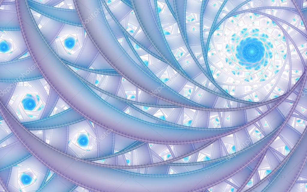 abstract fractal background, spiral