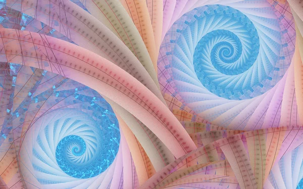 Streszczenie tło fraktal, spirala — Zdjęcie stockowe