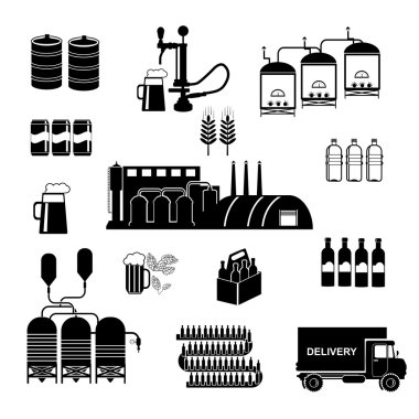 Bira infographics - bira tasarım öğeleri 