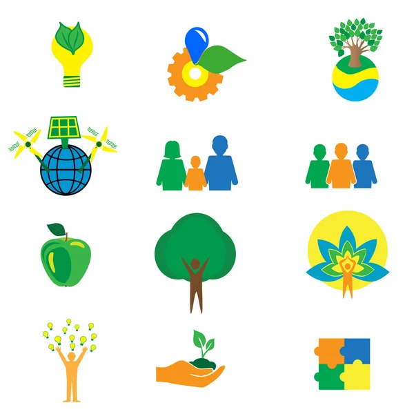 Protéger les logos environnementaux — Image vectorielle