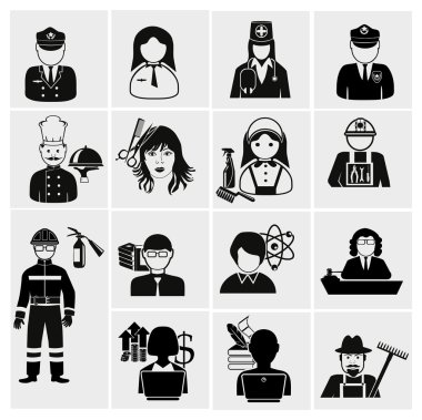 Meslek Icons set