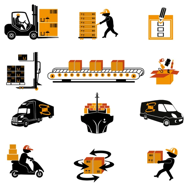 Shipping icons. — Stock Vector