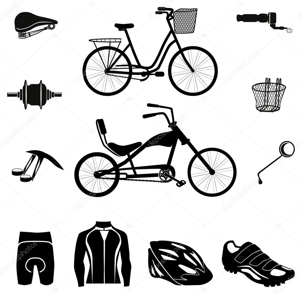 Bicycle  design illustration