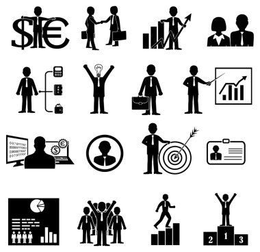 iş kavramı simgeler