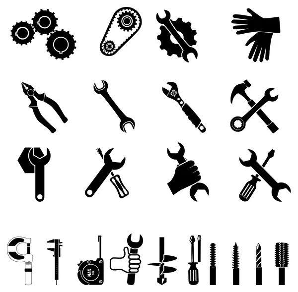 Tools icon set — Stock Vector