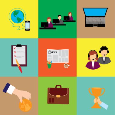 İş ve ofis simgeleri