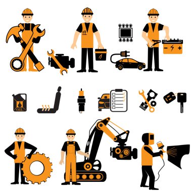 Meslek Icons set