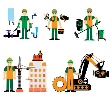 Meslek Icons set