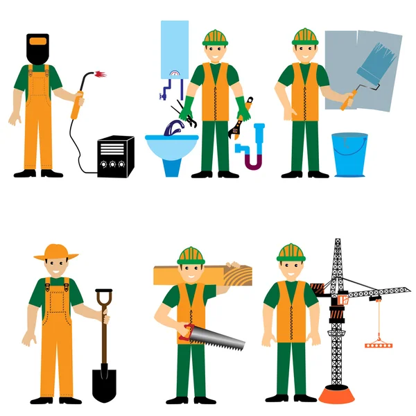 Profession icons set — Stock Vector