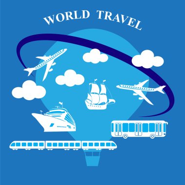 Seyahat kutsal kişilerin resmi ile taşıma .