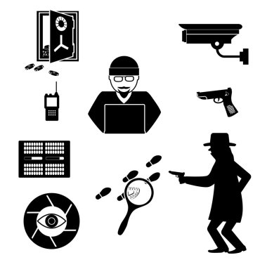 Güvenlik Icons set
