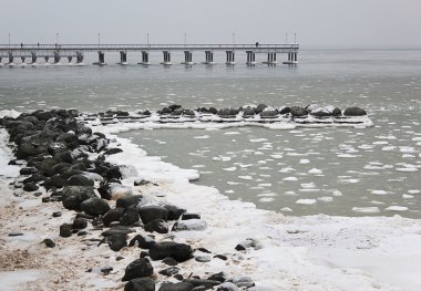 Palanga bridge kış