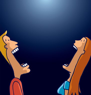 Huşu içinde ararken Çift