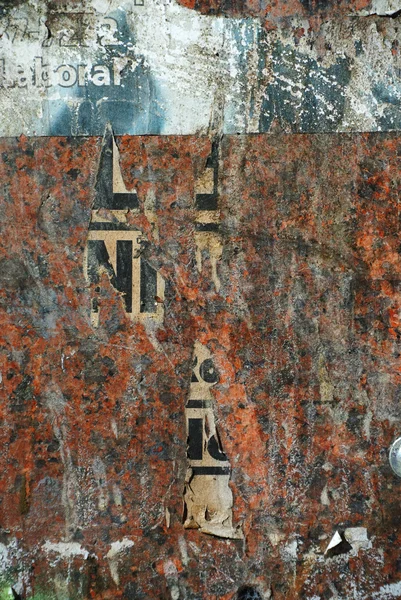 ランダムなコラージュや過剰層状ペーパー壁背景テクスチャ — ストック写真
